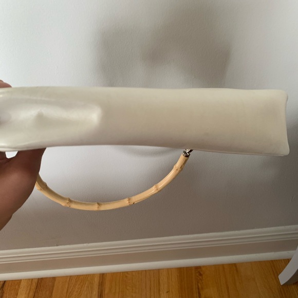 Gucci vintage GG beige canvas bamboo handle bag - Picture 8 of 13